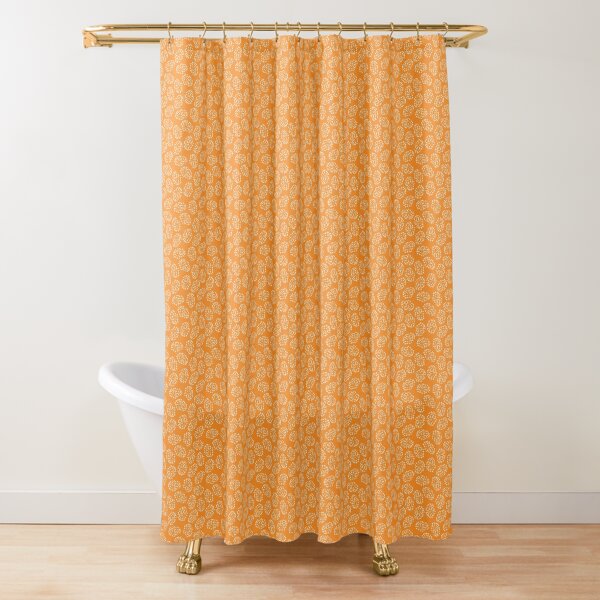 Poppy Seed Spot Shower Curtain