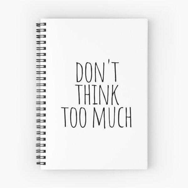 Item preview, Don't think too much designed and sold by cutelittletext.
