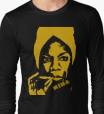 Nina Simone Yellow Sigar Long Sleeve T-Shirt
