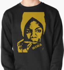 Nina Simone Gelber Sigar Sweatshirt