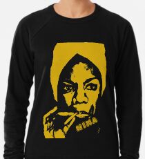 Nina Simone Gelber Sigar Leichtes Sweatshirt