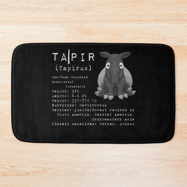 Item preview,  Profile Description Chubby Tapir Fact Sheet designed and sold by Skizzenmonster.