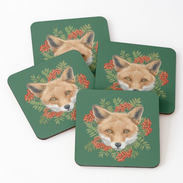 Item preview, The Fox and the berries designed and sold by MadeByLen.