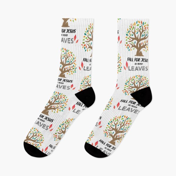 Item preview,  Fall for jesus he never leaves designed and sold by Designhub14.