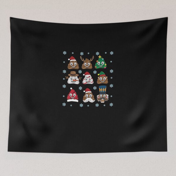 Artikelvorschau, Poop Emoji Lustiger Poo Emoticon Weihnachtspyjama Hässlicher Pullover entworfen und verkauft von Helenacornelis.
