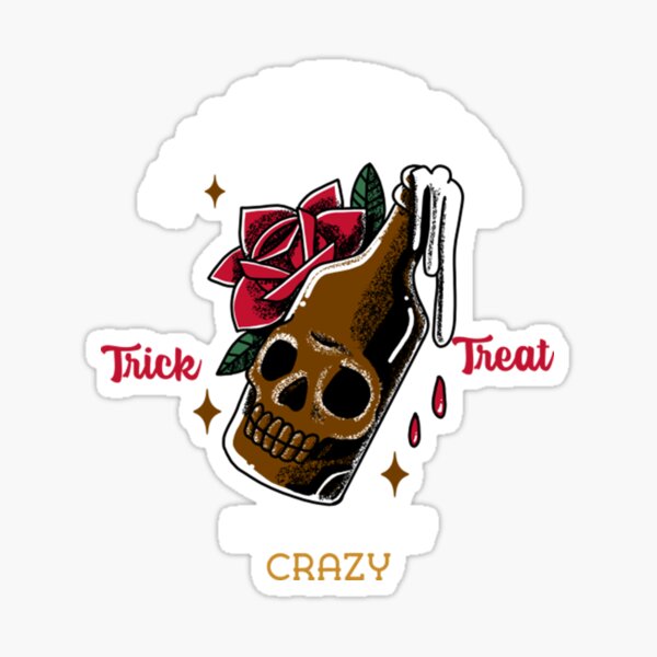 Item preview, Halloween Beer Shit could get crazy Tattoo skull beer designed and sold by MichaelDichiera.