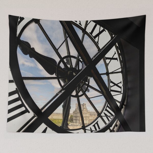 Item preview, Louvre from Orsay Clock Paris designed and sold by Weston  Westmoreland.