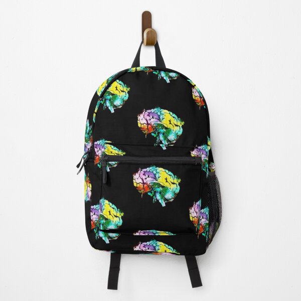 Item preview, Watercolor Mental health brain art psychology colorfull designed and sold by Collagedream.