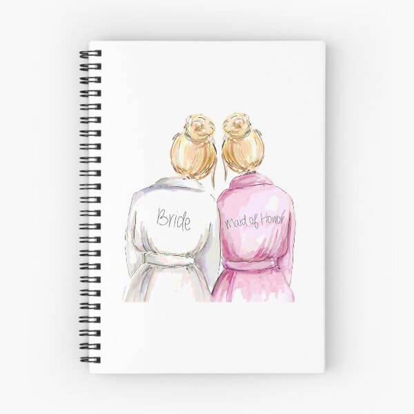 Artikelvorschau, Geschenkvorschlag für die Trauzeugin | Bestes Hochzeitsgeschenk für die Braut | Brautgeschenk von der Trauzeugin | Brautpartygeschenk für sie | Geschenk der Trauzeugin von der Braut (beide blond) entworfen und verkauft von premiertreats.