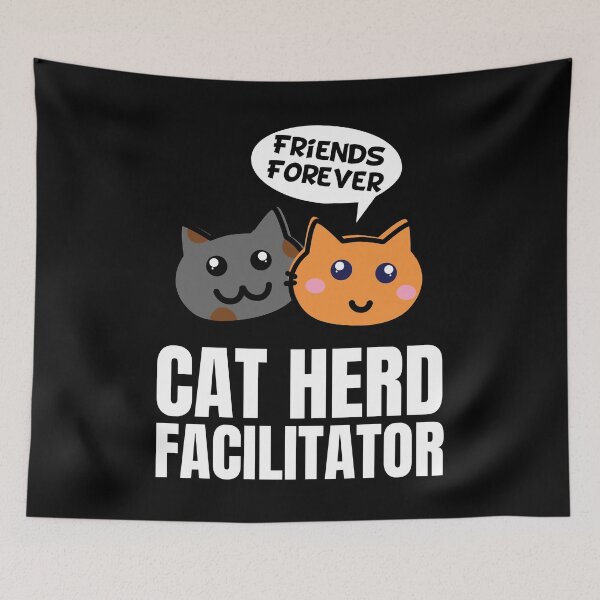 Item preview, Cat Herd Facilitator designed and sold by Nathalie Aynié.