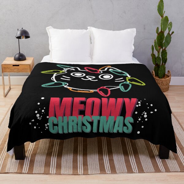 Item preview, Christmas Cat Meowy Christmas designed and sold by Nathalie Aynié.