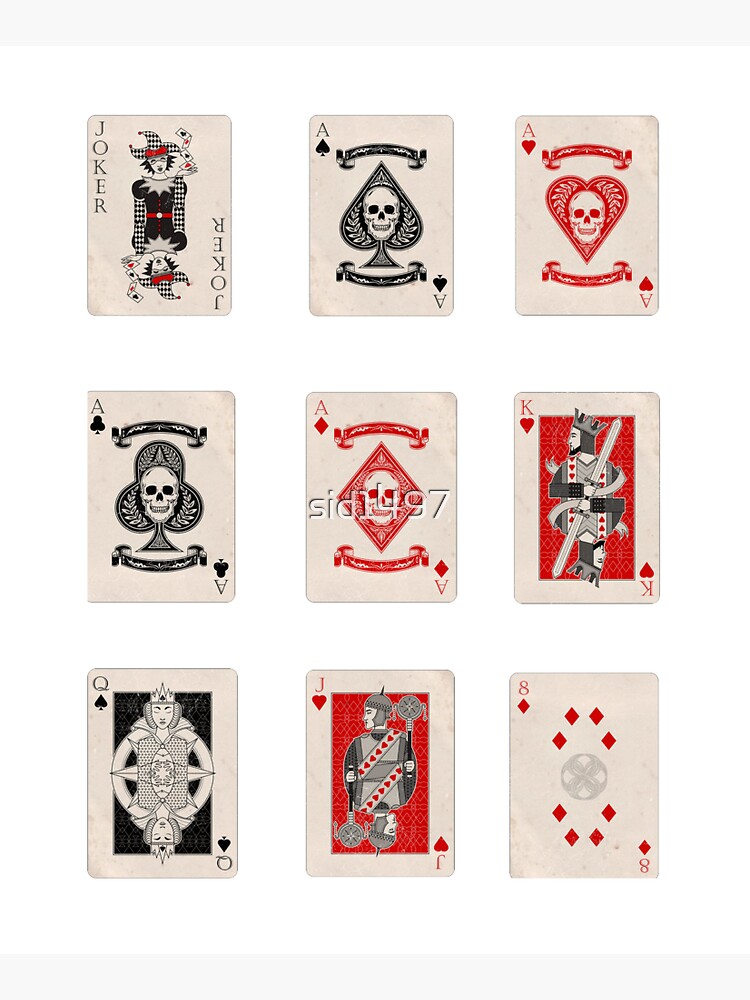 Deck of cards pack Poster for Sale by sid1497