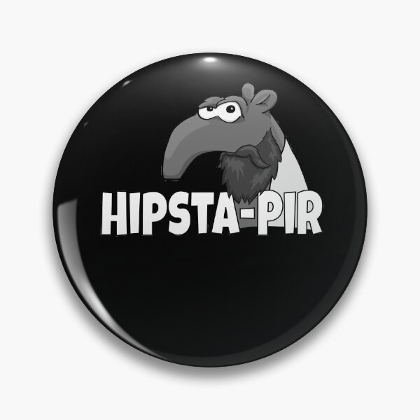 Item preview, Hipster Tapir Bearded Malayan Tapir Illustration designed and sold by Skizzenmonster.