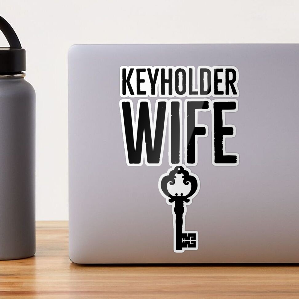 Key holder Wife Sticker for Sale by MatureShop72