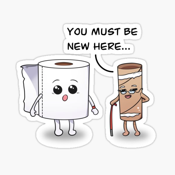 You must be new here... Sticker