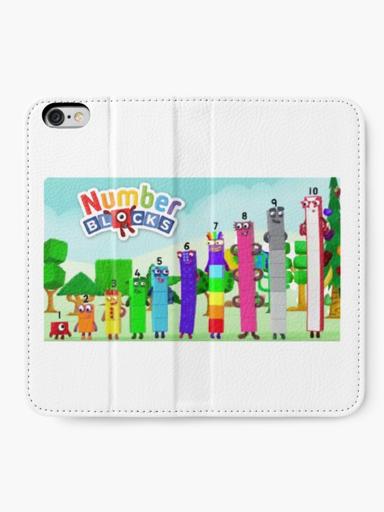 Numberblocks Numbers 1 To 10 Iphone Wallet By Alastair42 Redbubble