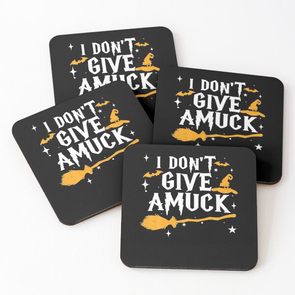 Item preview, I don't give Amuck funny Halloween Witch Pun designed and sold by RosaMapes.