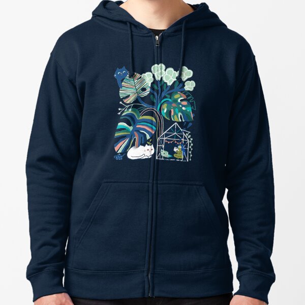 Item preview, Planta monstera, invernadero, gatos y niña. designed and sold by kostolom3000.