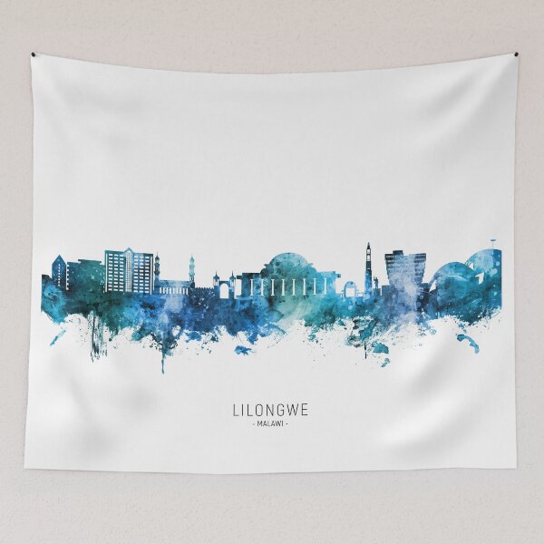 Item preview, Lilongwe Malawi Skyline designed and sold by ArtPrints.