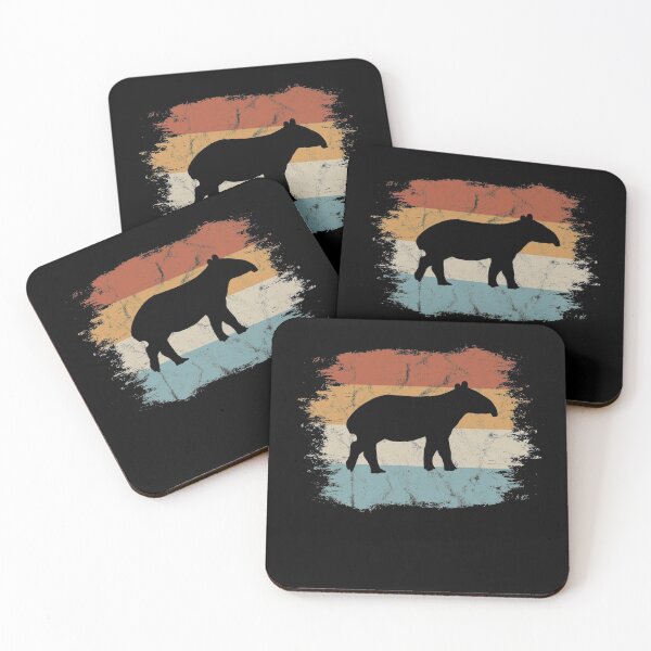 Item preview, Cool Funky Retro Tapir Silhouette Vintage Style designed and sold by Skizzenmonster.