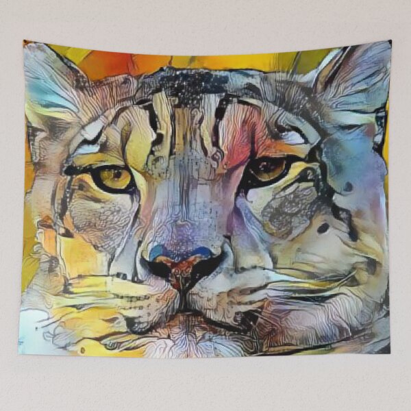 Item preview, Painted leopard  designed and sold by StudioCorvid.