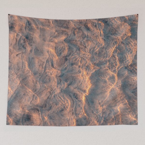 Item preview, Softly Painting Abstracts - Mesmeric Water Play in Rose Gold designed and sold by Georgia Mizuleva.