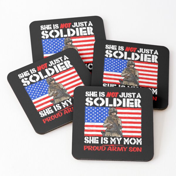 Item preview, My Mom Is A Soldier Hero Proud Army Son Military Child Gift designed and sold by RosaMapes.