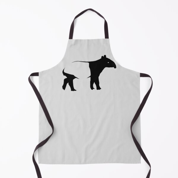Item preview, Funky Trendy Animal Malayan Tapir Silhouette designed and sold by Skizzenmonster.
