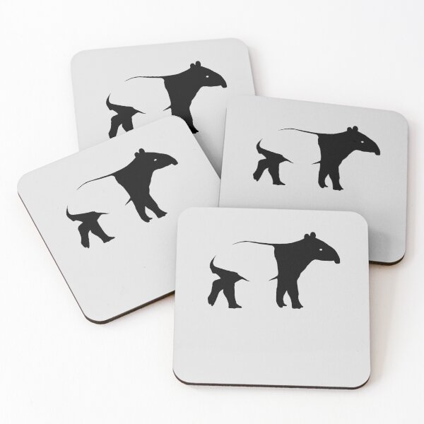 Item preview, Funky Trendy Animal Malayan Tapir Silhouette designed and sold by Skizzenmonster.