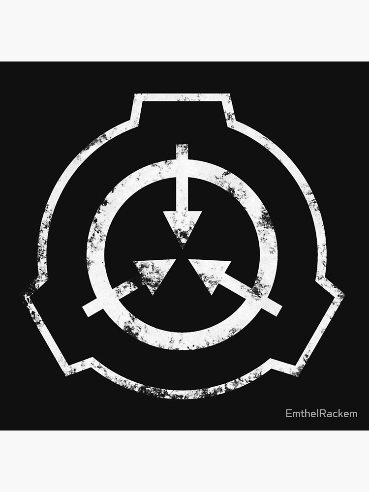 SCP Foundation Logo, repeating of course | Art Print