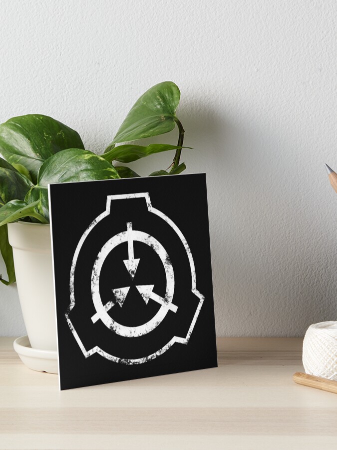 SCP foundation logo Art Print for Sale by AlmaFa123