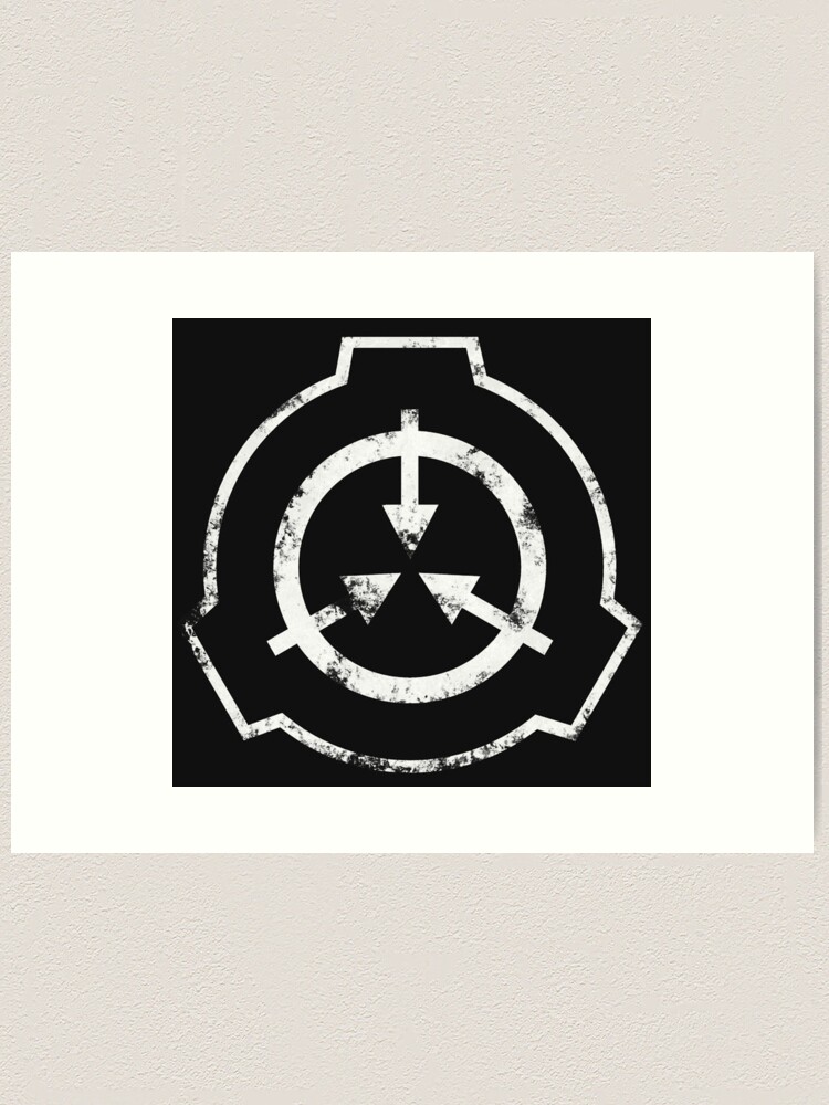 SCP Foundation Logo, repeating of course | Art Print