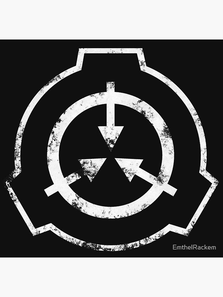 Draw me a futuristic scp foundation logo