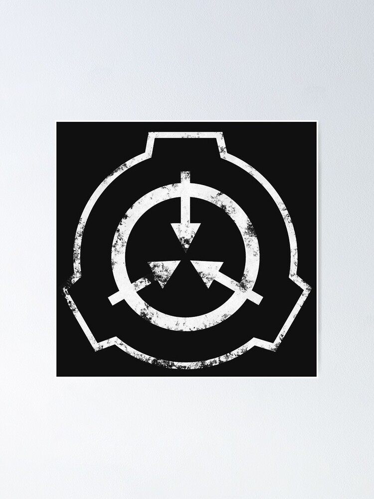 SCP logo Poster for Sale by AlmaFa123