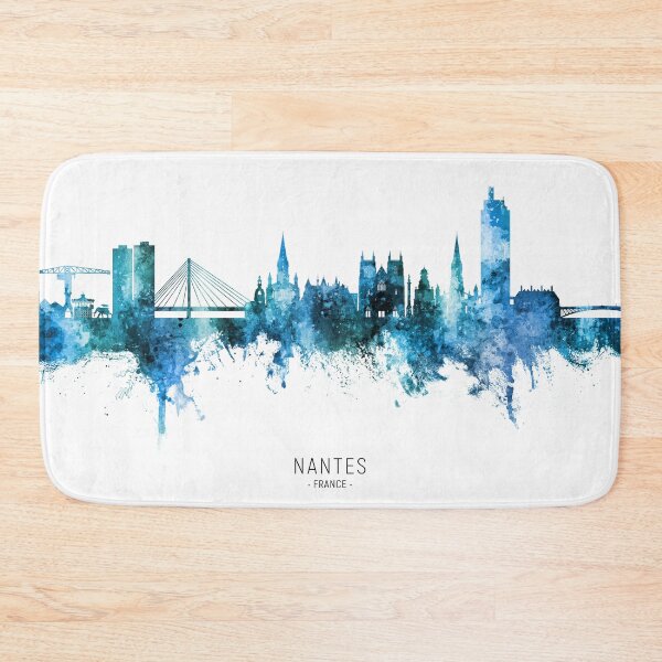 Item preview, Nantes France Skyline designed and sold by ArtPrints.