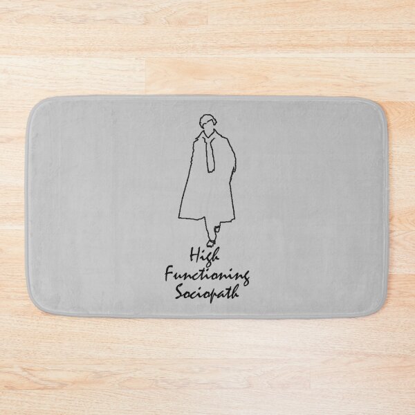 Item preview, Sherlock Quotes 221B Baker St. British Detective Vintage Literary Gifts High Functioning Sociopath Detective designed and sold by TopTeeShop.