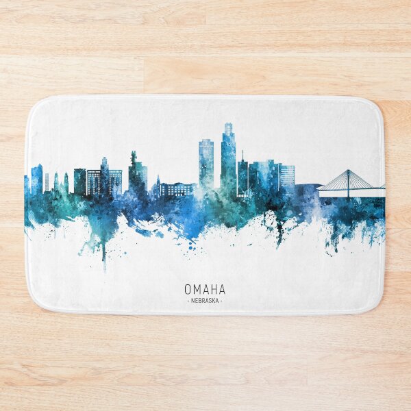 Item preview, Omaha Nebraska Skyline designed and sold by ArtPrints.