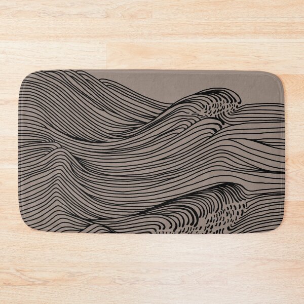 Item preview, Brown waves as a sketch designed and sold by lolamawi.