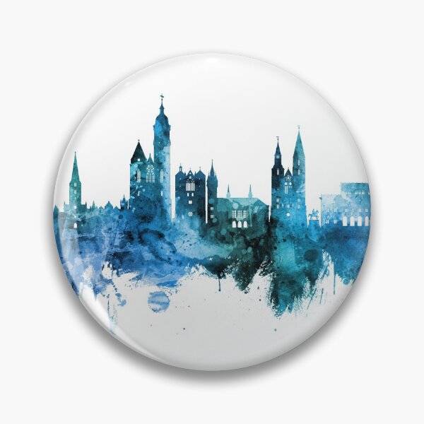 Item preview, Braunschweig Germany Skyline designed and sold by ArtPrints.