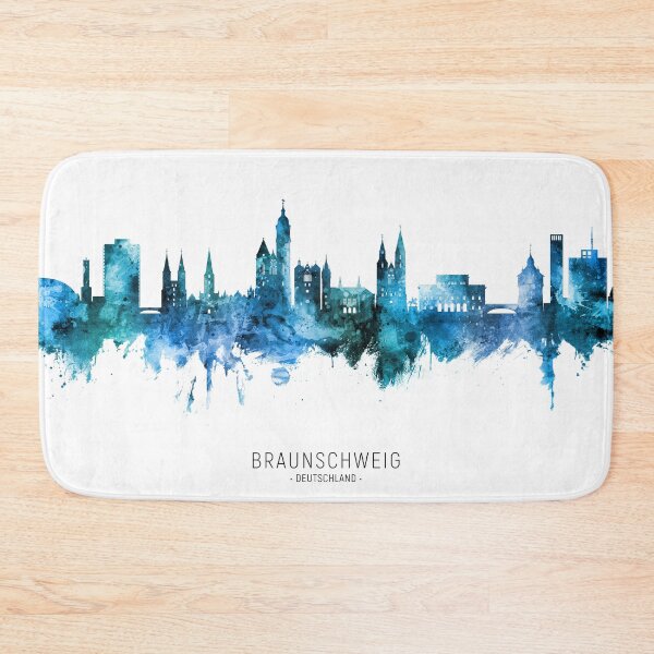 Item preview, Braunschweig Germany Skyline designed and sold by ArtPrints.
