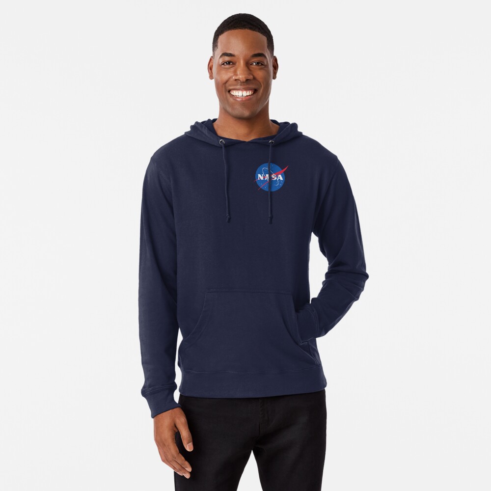 nasa hoodie blue