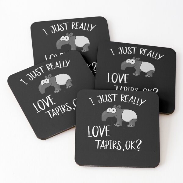 Item preview, Just Really Love Tapirs, OK? Cute Funky Tapir designed and sold by Skizzenmonster.