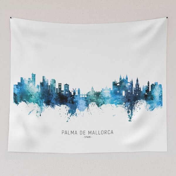 Item preview, Palma de Mallorca Spain Skyline designed and sold by ArtPrints.