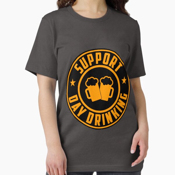 Item preview, Support Day Drinking Shirt Funny Drunk Weekend Vibe Beer Lovers Hangover Party Drinker designed and sold by Zkoorey.