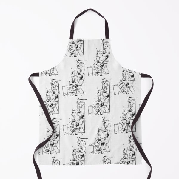 Item preview, Spacemen walking into a rocket ship Vintage illustration designed and sold by Vintage Designs +.