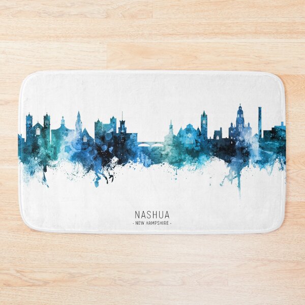 Item preview, Nashua New Hampshire Skyline designed and sold by ArtPrints.