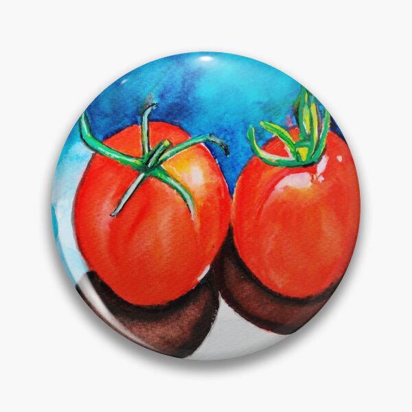 Item preview, Red Homegrown Garden Tomatoes stilllife Painting designed and sold by artbymanjiri.