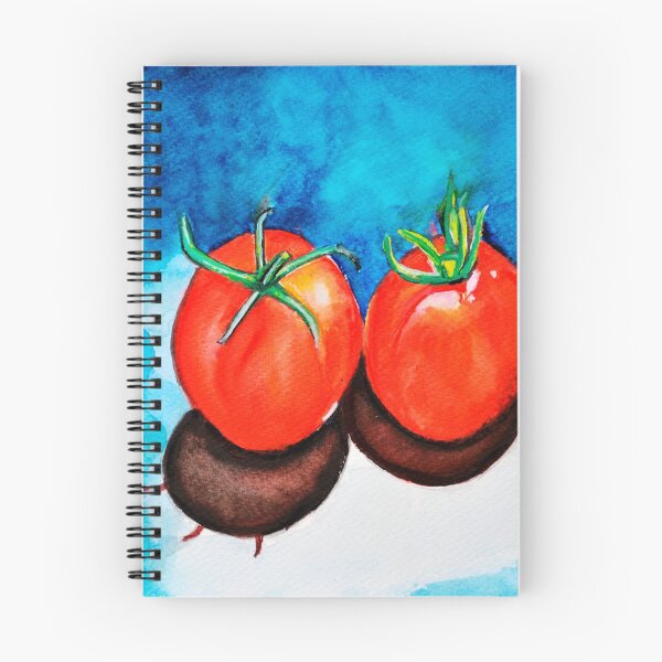 Item preview, Red Homegrown Garden Tomatoes stilllife Painting designed and sold by artbymanjiri.