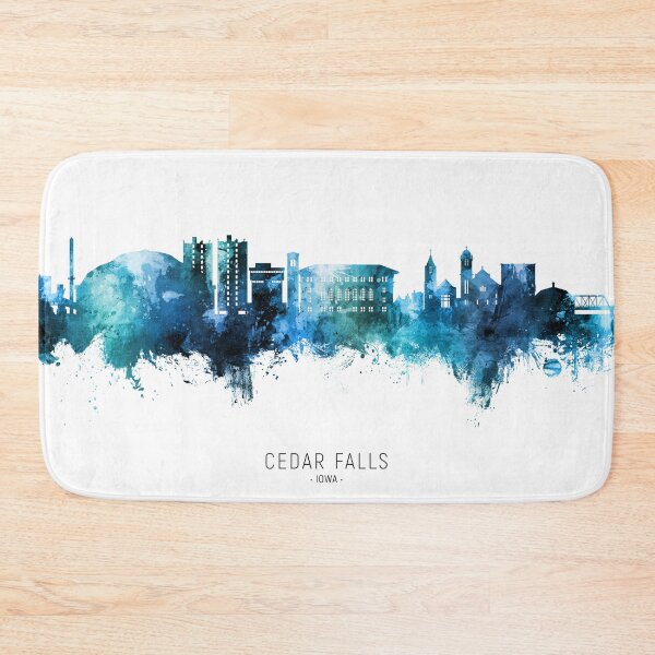 Item preview, Cedar Falls Iowa Skyline designed and sold by ArtPrints.