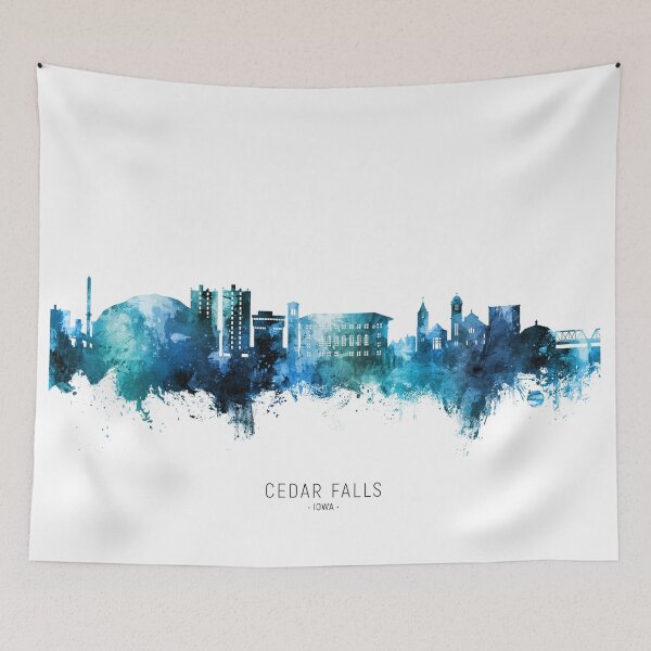 Item preview, Cedar Falls Iowa Skyline designed and sold by ArtPrints.